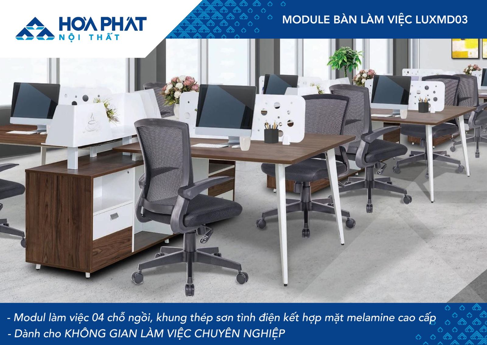 Module bàn làm việc LUXMD03