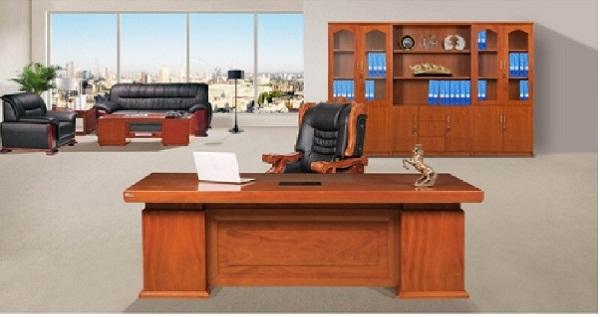 Bàn giám đốc gỗ Veneer DT2010V17