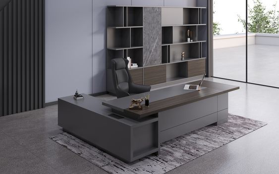 tủ giám đốc ở góc bàn làm việc